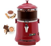 Máquina comercial de chocolate caliente - Calentador eléctrico y dispensador con agitación y control de temperatura, capacidad de 5 litros para chocolate caliente, té con leche, café y jugos