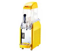 Máquina comercial de granizado de hielo de un solo cilindro, 12 L, máquina de bebida fría con panel inteligente, operación de una tecla, adecuada para el hogar y el negocio
