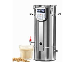 Máquina comercial de leche de soja con filtro extraíble, pantalla LED, para leche de soja, pasta de frijoles, sopa de maíz, jugo, capacidad de 11 L a 18 L