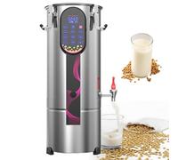 Máquina Comercial de Leche de Soya, Fabricante de Soya de 11L/18L/22L, Máquina Eléctrica de Leche a 26000RPM con Pantalla LED, Temporizador de 24H, Autolimpieza, Filtro Incorporado, para Cocina d 11L