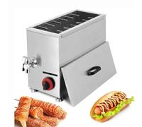 Máquina comercial de palitos para perros calientes, freidora de 21 L con termostato preciso para salchichas y palitos de queso, perfecta para bares, restaurantes y uso doméstico