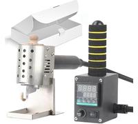 Máquina Comercial De Rodillo De Pegamento Termofusible, Dispensador De Empuje Manual De 150W, Temperatura Ajustable De 50-300℃, 50ml/150ml For Embalaje De Tela, Unión De Cuero(150ml-40mm)