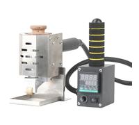 Máquina comercial de rodillos de pegamento termofusible, dispensador de pegamento termofusible manual de 150 W, temperatura ajustable de 50 a 300 °C, aplicador adhesivo de 50 ml/150 ml, para embalaje
