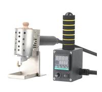 Máquina comercial de rodillos de pegamento termofusible, dispensador de pegamento termofusible manual de 150 W, temperatura ajustable de 50 a 300 °C, aplicador adhesivo de 50 ml/150 ml, para embalaje