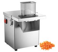 Máquina Comercial Eléctrica para Picar Verduras - Cortador Automático de Alimentos con Tamaño de Corte Ajustable, Sistema de Una Sola Cuchilla y Apagado Automático de Seguridad 13MM