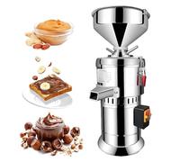 Máquina Comercial Mejorada para Mantequilla de Cacahuete, Molinillo Multifuncional de 1100W para Mantequilla de Frutos Secos y Pasta de Sésamo, Producción de 15 kg/h, Máquina Silenciosa para Moler Cac
