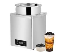 Máquina Comercial para Templar Chocolate, Calentador de Chocolate de Acero Inoxidable de 3 L/7 L, Plato de frotamiento eléctrico con Temperatura Ajustable de 30-100 °C y Pantalla LCD para Catering 3L
