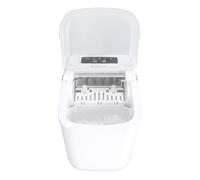 Máquina Compacta para Hacer Hielo con Máquina de Hielo Portátil para Cocina Casera, 12 Formas, Tanque de Agua de 1,1 l. Autolimpieza, Capa de Espuma Mejorada, Ventana (Enchufe