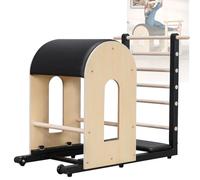 Máquina correctora de columna vertebral de madera para entrenamiento en casa, arco de ejercicio de escalera para equilibrar el núcleo y estirar