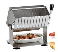Máquina cortadora de carne comercial, cortador de guillotina de salchichas prémium para cocina, restaurantes y supermercados, grosor de corte ajustable