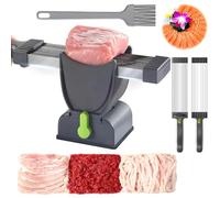 Máquina Cortadora de Carne con Afilador, Cortadora Manual Multifuncional de Carne Fresca, Puede Cortar Rebanadas de Carne, Tiras, Puede Cortar Carne de Res, Cerdo, Cordero Cortadora de Alimentos