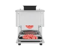 Máquina cortadora de carne eléctrica comercial 1500W, cortadora trituradora de carne de 310rpm para el hogar, cocina, restaurante, supermercado, 6 espesores ajustables de 2,5-15 mm, 150 kg/h 2.0mm