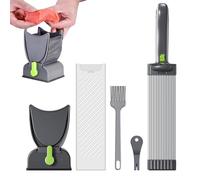 Máquina cortadora de carne para el hogar, juego de cortadores de carne cruda , cortador de carne seca, cuchillo de acero inoxidable ajustable de grosor, cortador manual de carne para