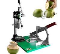 Máquina cortadora de coco, herramienta de prensa manual para jugo de coco fresco con 3 asas