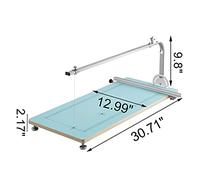 Máquina cortadora de espuma 30.7x13x9.8 pulgadas de ángulo ajustable Tabla de temperatura controlable Fuego MDF + Aleación for tallar modelado,Trabajos más estables(30.7 x 13 x 2.2INCH)