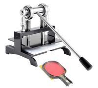 Máquina cortadora de Goma para Bate de Tenis de Mesa, cortadora de Bordes de Raqueta de Ping Pong Tipo Prensa Manual con rodamientos de Rodillos Dobles, cortadora de Goma Profesional para empuñaduras