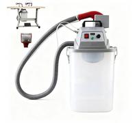 Máquina Cortadora De Hilo De Tela Inteligente Con Cubo De Almacenamiento De 30 L, Cortadora Eléctrica Profesional Sin Escobillas De 450 W, Cabezal Único Para Producción De Prendas, Kit Herramientas