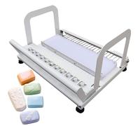 Máquina cortadora de jabón, cortador de jabón de alambre resistente con grosor ajustable y alambre de acero reemplazado, altura máxima de corte, herramienta de corte para velas de pan, queso