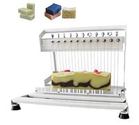 Máquina cortadora de jabón hecha a mano, molde de jabón ajustable para cortador de jabón, herramienta de corte de velas de queso, cortador de cocina versátil