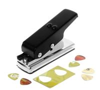 Máquina cortadora de púas de guitarra, 17 x 3,7 x 8,4 cm, prensa de troquel resistente, fabricante manual de púas, sello creativo eficaz, accesorio de corte de hojas flexibles recicladas | Kit de sala