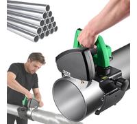 Máquina cortadora de tubos automática eléctrica, cortador de tubos de acero inoxidable de alta resistencia, velocidad ajustable, rango de diámetro de 0,59 a 8,66 pulgadas, para cortar tubos