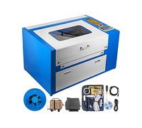 Máquina cortadora de tubos CO2 con grabador 50W, cortador enrutador CNC puerto USB, específico for madera contrachapada/acrílico/madera/cuero,Alta Estabilidad