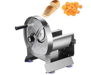 Máquina cortadora de verduras comercial con grosor ajustable y canal de alimentación grande para una preparación eficiente de alimentos