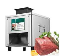 Máquina cortadora eléctrica de carne, hoja de acero inoxidable de 850 W para rebanar, cortar, triturar pollo, carne de res, pescado y verduras, herramienta de cocina eficiente