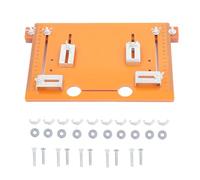 Máquina cortadora Placa base Sierra circular Riel guía Herramienta para trabajar la madera Distancia de 2 pulgadas Material PP duradero 20 x 28 cm para proyectos de carpintería de