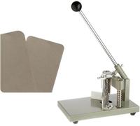 Máquina cortadora redonda de esquinas, perforadora de esquina de papel para oficina de negocios, cortador de tarjetas resistente con dispositivo de sujeción de papel para esquinas redondeadas