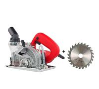 Máquina Cortadora Sin Polvo De 1800W, Piedra De Madera, Azulejos De Cerámica, Máquina Ranuradora Eléctrica De 125mm, Sierra Circular Portátil, Máquina De Mármol(Wood Saw Blade)