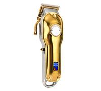 Máquina Cortar Pelo Hair Clipper Recargable Plug-in Oil Head Cerámica Electric Clipper Pantalla digital Hombres Electric Push