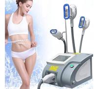 MáQuina CriolipóLisis CongelacióN Grasa con 3 Asas, Masajeador para Eliminar Celulitis, CongelacióN Grasa Corporal CriolipóLisis para Dar Forma Cuerpo, para Muslos, GlúTeos, Abdomen