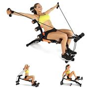 Máquina de abdominales, banco de entrenamiento de abdominales para gimnasio en casa, máquina multifuncional ajustable para abdominales, equipo de ejercicio abdominal para entrenamiento total del