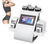 Máquina De Adelgazamiento Por Cavitación 40k,Máquina De Esculpir Corporal 6 En 1,Masajeador De RF Para Lifting De Piel,Equipo De Reducción De Vacío Multipolar Para Brazos,Cintura, Muslos Y Caderas