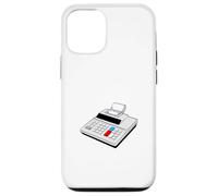 Máquina de adición con rollo de papel Carcasa para iPhone 12/12 Pro