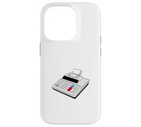 Máquina de adición con rollo de papel Carcasa para iPhone 14 Pro