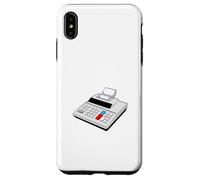 Máquina de adición con rollo de papel Carcasa para iPhone XS Max