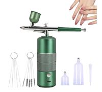 Máquina de aerógrafo de uñas | Máquina de cepillo de aire - Suministros de pulverización de pintura inalámbrica para modelo, decoración de cabello, pasatiempos, arte, zapatos, cara, barbero