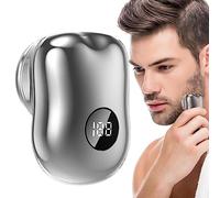 Máquina de afeitar eléctrica portátil - Mini maquinillas de afeitar eléctricas,Afeitadora recargable fácil de cargar, Mini afeitadora eléctrica de tamaño de bolsillo, regalo de cumpleaños para Wobblo