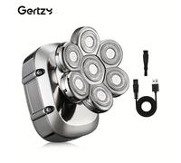 Máquina de afeitar eléctrica, versión de la afeitadora, 7 cuchillas flotantes, máquina de afeitar eléctrica recargable para hombre, carga portátil USB, selección de regalos para , regalo para
