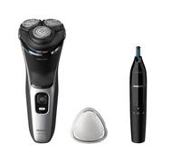 Máquina de afeitar Philips Shaver 3000 Series con 2 accesorios