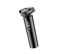 Máquina de afeitar rotativa recargable, inalámbrica, recortadora de barba, cabezal de repuesto eléctrico, afeitadora impermeable