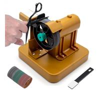 Máquina de Afilado Autoafilable para Tijeras de Peluquería, Afilador con 12 Bandas Esmeriladas, 35-42° de Afilado, Afiladora de Tijeras de Corte de Cabello, Pulidora de Tijeras de Diente