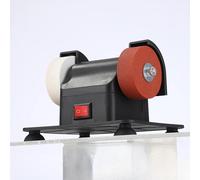 Máquina de afilar pequeñas con ventosa para mesa, afilador de cuchillos, pulidora de sobremesa para el hogar 13cmx10cmx9.5cm