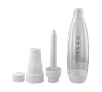 Máquina de agua de soda, fabricante de agua con gas de 1 litro, carbonatador de bebidas ligero reutilizable, sifón de sodas portátil de material PET