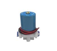 Máquina de agua RO pura de plástico de 2 vías DC24V, válvula solenoide especial DC12V 1/4 "BSPT, accesorios de purificación de agua de entrada de agua azul(Quick connect,DC24V)