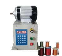 Máquina de alambre de bobinado automático, control digital, velocidad ajustable para línea de pesca, alambre esmaltado, alambre de soldadura, potencia de 500 W