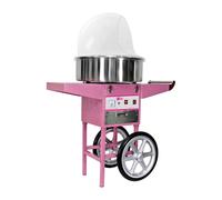 Máquina de algodón de azúcar con recipiente de acero inoxidable y cajón - 230V, 1200W | Royal Catering