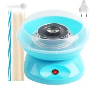 Máquina de algodón de azúcar, máquina de algodón retro de caramelo de 450 W, máquina de algodón de azúcar, máquinas de algodón de azúcar para el hogar con cuchara medidora, palitos de caramelo de